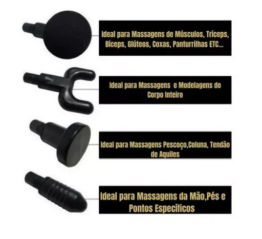 Massageador Elétrico - Modelo Pistola